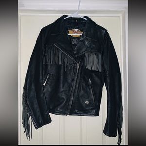 Women’s Harley Davidson Jacket with Fringe